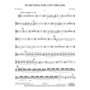 Searching for Lost Dreams - Bb Clarinet 2