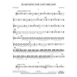 Searching for Lost Dreams - Bb Clarinet 3