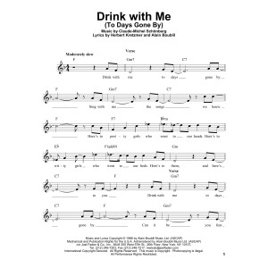 Drink With Me (To Days Gone By)