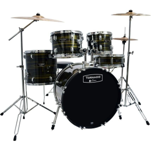 Mapex Tornado By 18 5f Wood Grain Brown