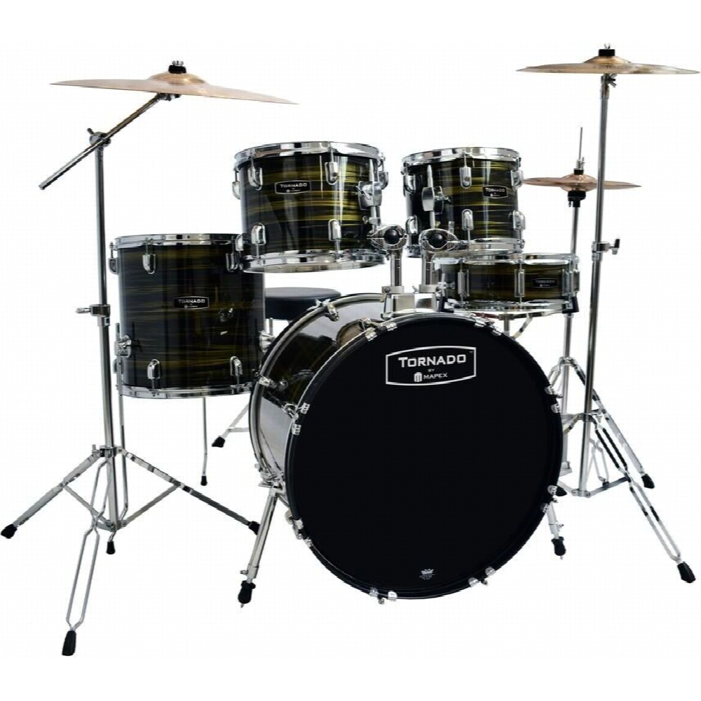 Mapex Tornado By 18 5f Wood Grain Brown