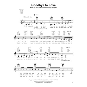 Goodbye To Love