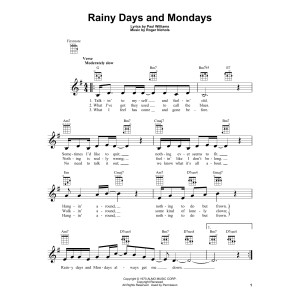 Rainy Days And Mondays