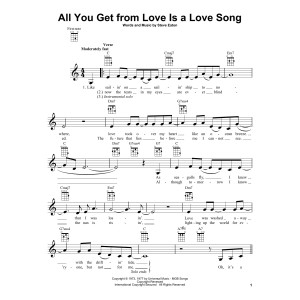 All You Get From Love Is A Love Song