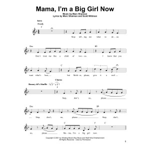 Mama, I'm A Big Girl Now
