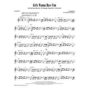 Girls Wanna Have Fun (Medley) - Guitar 2