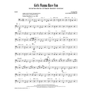 Girls Wanna Have Fun (Medley) - Bass