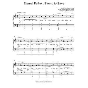 Eternal Father, Strong To Save (arr. Phillip Keveren)