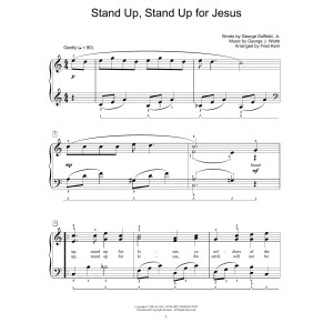 Stand Up, Stand Up For Jesus (arr. Fred Kern)