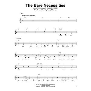 The Bare Necessities (from The Jungle Book)