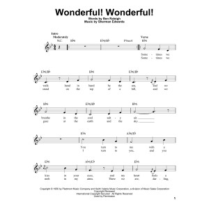 Wonderful! Wonderful!