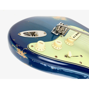 Fender Stratocaster 64 L-Series Heavy Relic Custom Shop 2025 Blue Burst