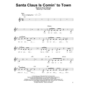 Santa Claus Is Comin' To Town