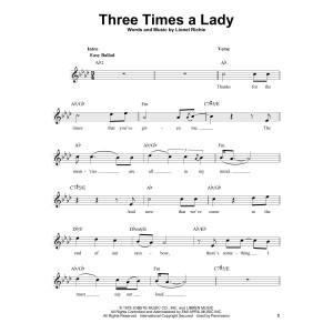 Three Times A Lady
