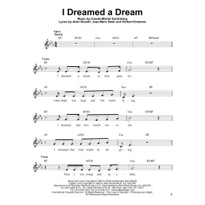 I Dreamed A Dream