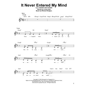 It Never Entered My Mind