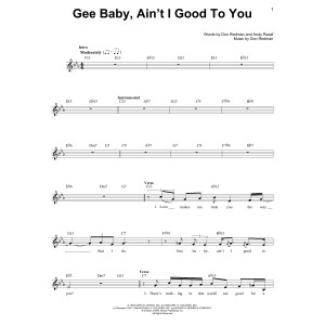 Gee Baby, Ain't I Good To You