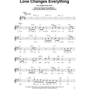Love Changes Everything (from Aspects Of Love)