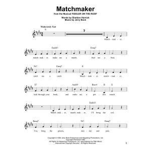 Matchmaker (from Fiddler On The Roof)