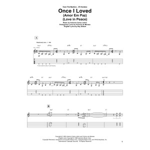Once I Loved (Amor Em Paz) (Love In Peace)