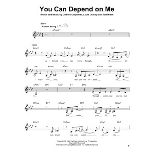 You Can Depend On Me