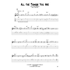 All The Things You Are
