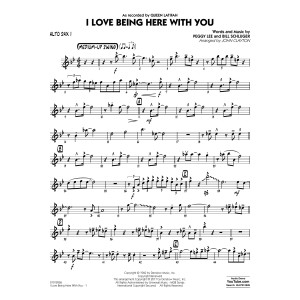 I Love Being Here with You (Key: Db) - Alto Sax 1