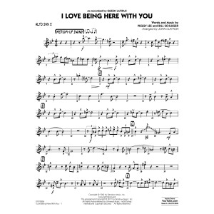 I Love Being Here with You (Key: Db) - Alto Sax 2