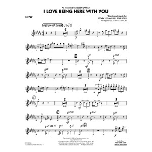 I Love Being Here with You (Key: Db) - Guitar