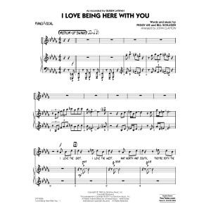 I Love Being Here with You (Key: Db) - Piano/Vocal