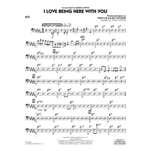 I Love Being Here with You (Key: Db) - Bass