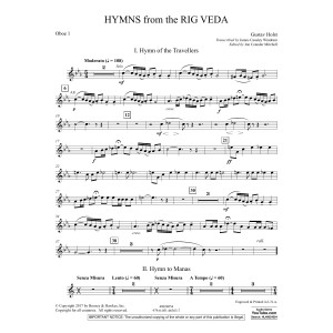 Hymns from the Rig Veda - Oboe 1
