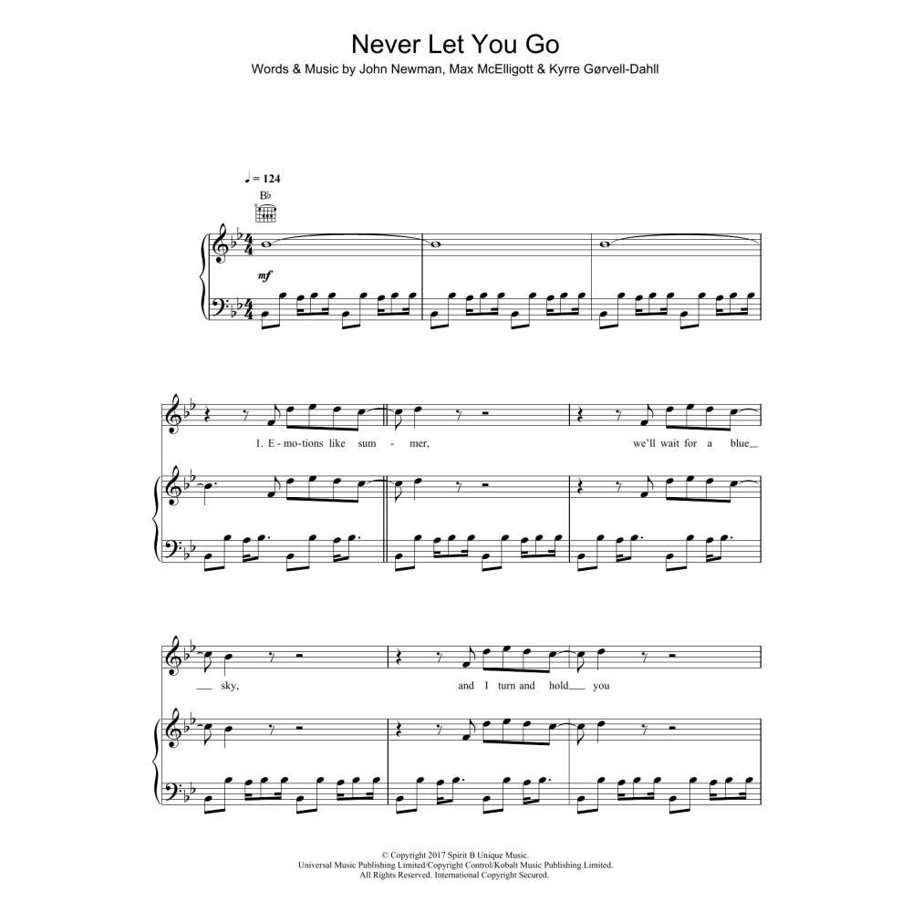 Never Let You Go (featuring John Newman)