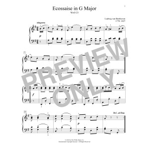 Ecossaise In G Major, WoO 23