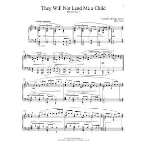 They Will Not Lend Me A Child, Op. 59, No. 4