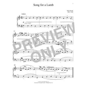 Song For A Lamb
