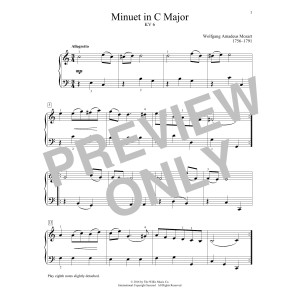 Minuet In C Major, KV 6