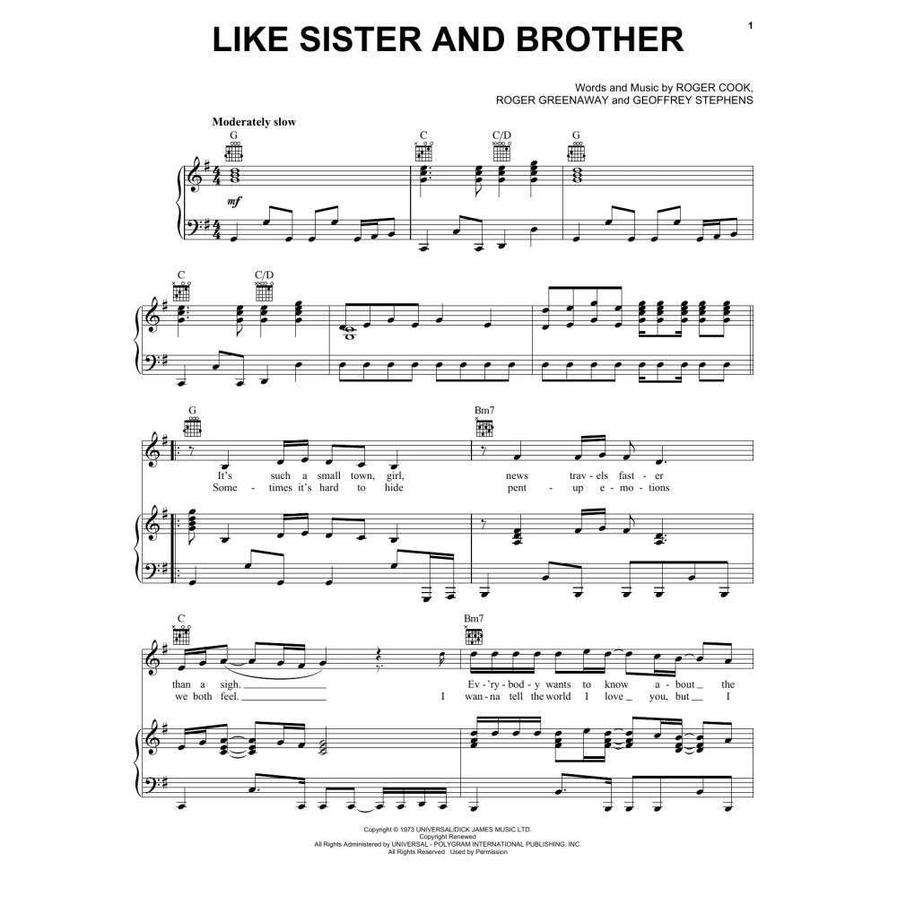 Like Sister and Brother