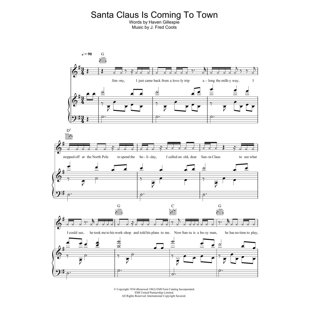 Santa Claus Is Comin' To Town