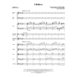 I Believe - Full Score