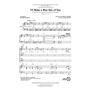 I'll Make A Man Out Of You (from Mulan) (arr. Roger Emerson)