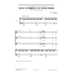 Sing To Bring Us Together