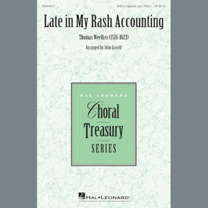 Late In My Rash Accounting