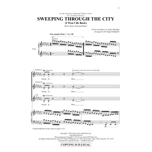 Sweeping Through The City (I Won't Be Back)