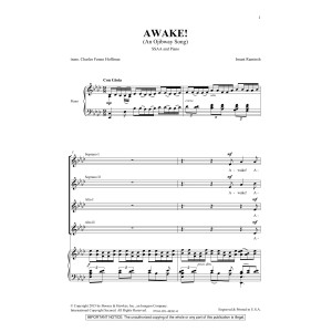 Awake! An Ojibway Song