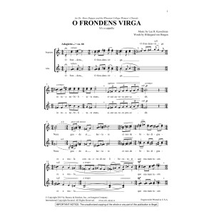 O Frondens Virga