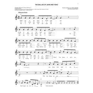 The Ballad Of John And Yoko