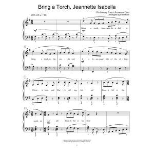 Bring A Torch, Jeannette, Isabella (arr. Fred Kern)