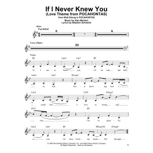 If I Never Knew You (End Title) (from Pocahontas)
