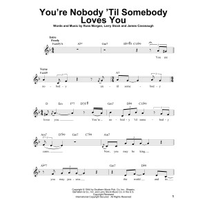 You're Nobody 'til Somebody Loves You